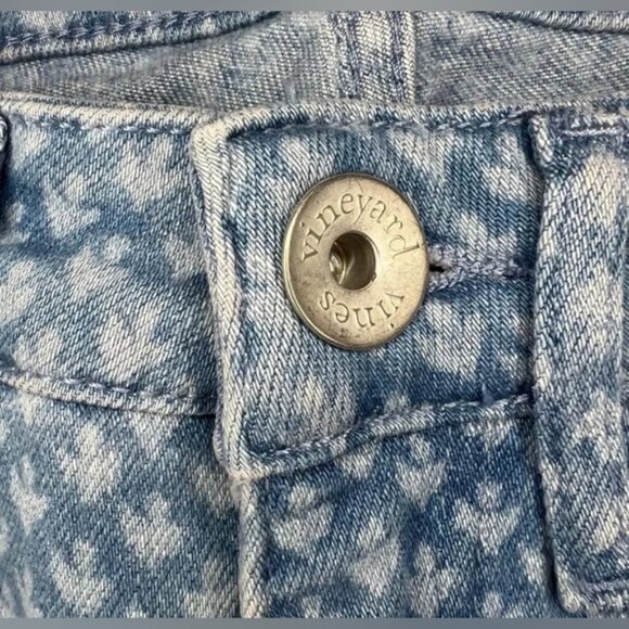 NWT VINEYARD VINES Candiani Denim Jamie High Rise Skinny Block Print Jeans Sz 25 - Picture 8 of 12